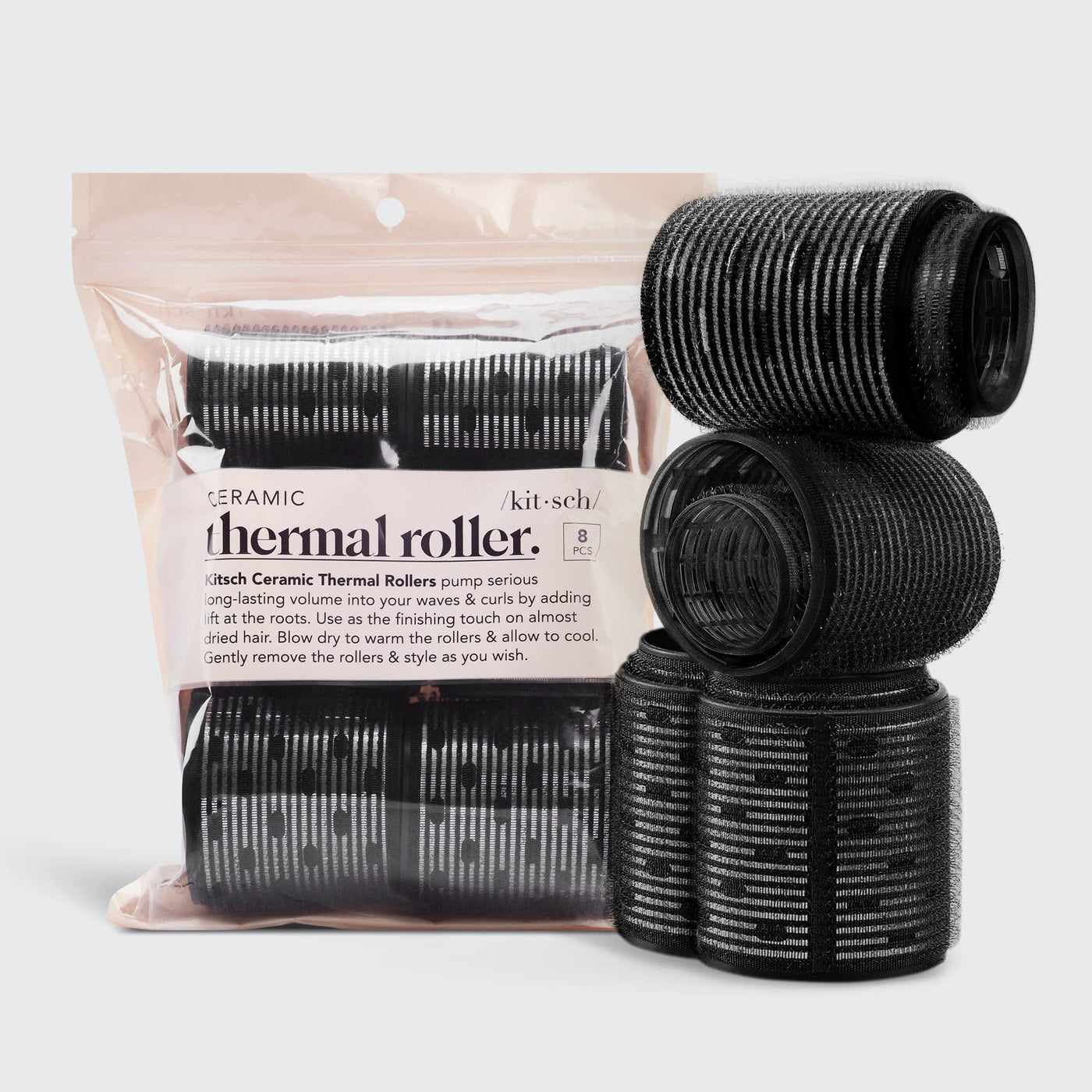 Kitsch Ceramic Hair Roller 8pc Variety Pack