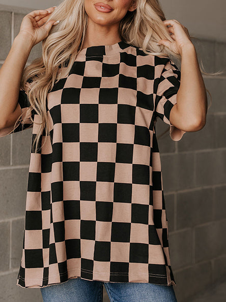 Checkmate Boyfriend Tee by Ampersand Ave