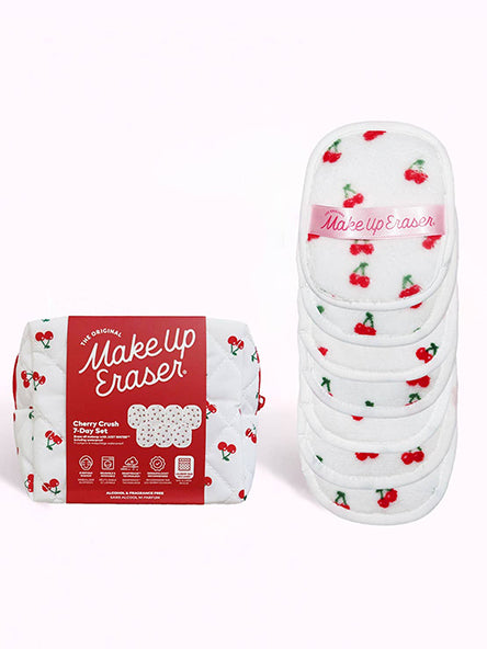 Cherry Crush 7-Day Set & Makeup Bag by Makeup Eraser