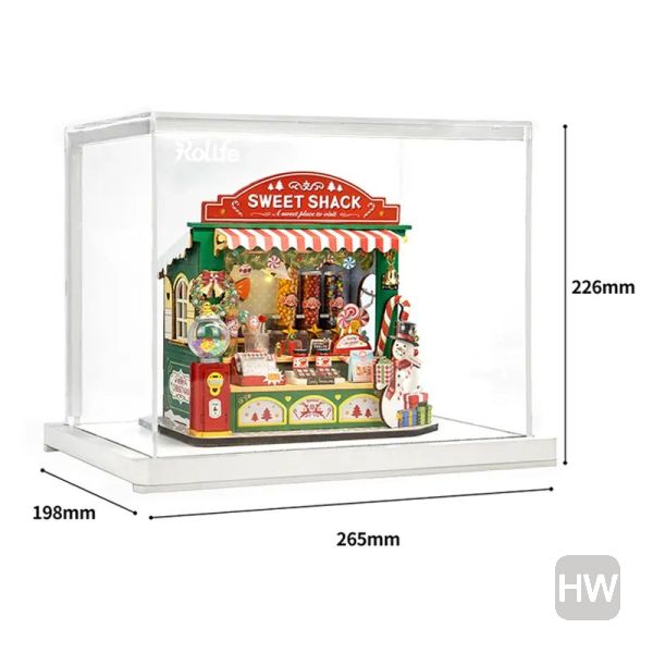 DIY Miniature Christmas Candy Stand