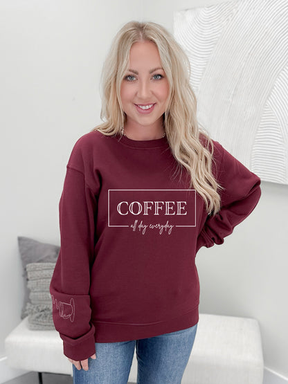 Coffee Everyday Graphix Pullover / Hoodie