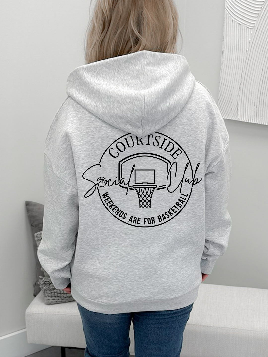 Basketball Half Zip Graphix Hoodie