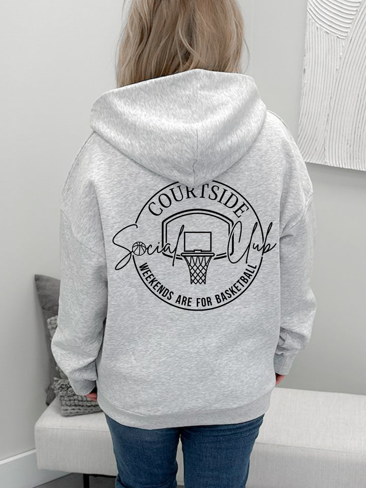 Basketball Half Zip Graphix Hoodie
