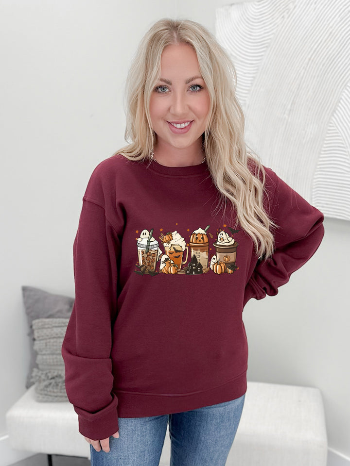 Spooky Cute Latte Graphix Pullover / Hoodie