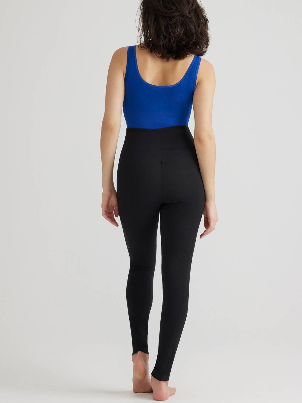 Pocket Full Length Tummy Control Legging in Black