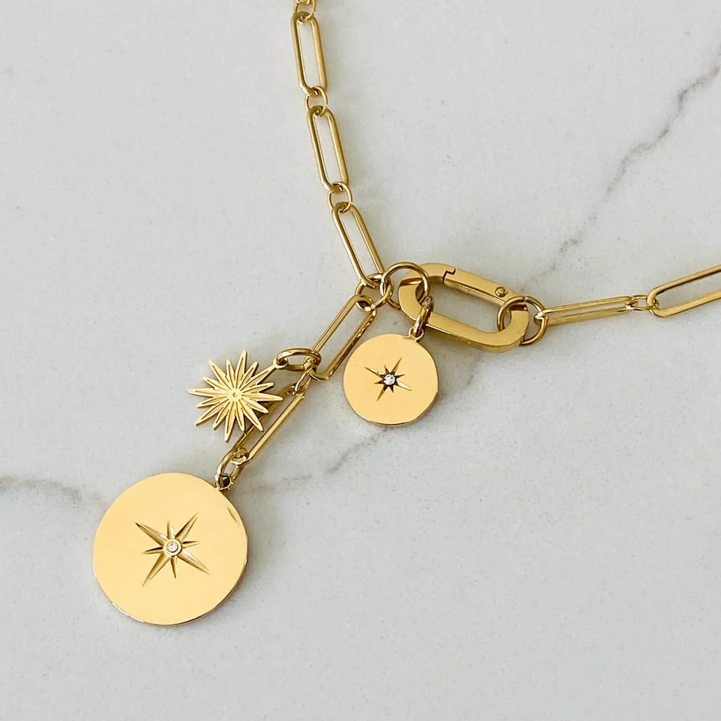 Cascade Necklace in Gold