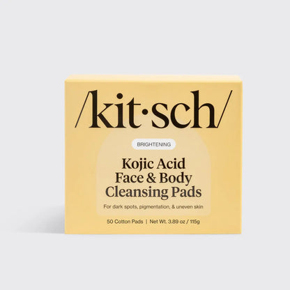 Kojic Acid Face & Body Cleansing Pads by Kitsch