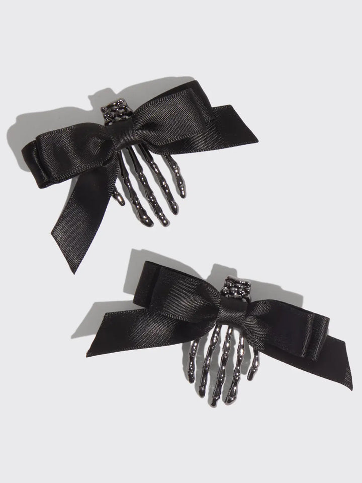 Skeleton Flat Claw Clips 2 PC Set