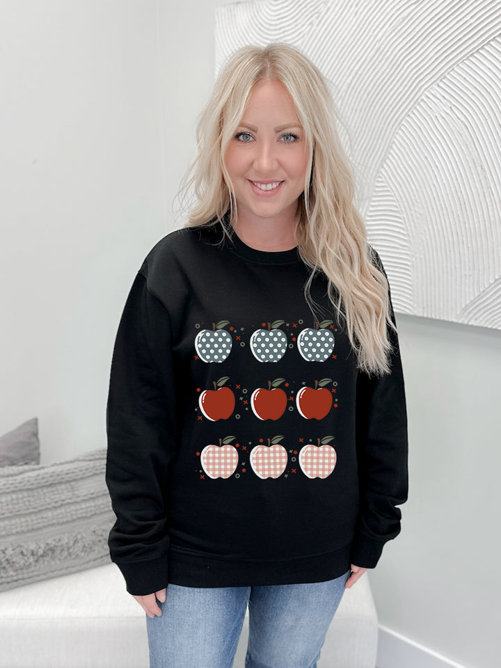 Apple Stamp Graphix Pullover / Hoodie