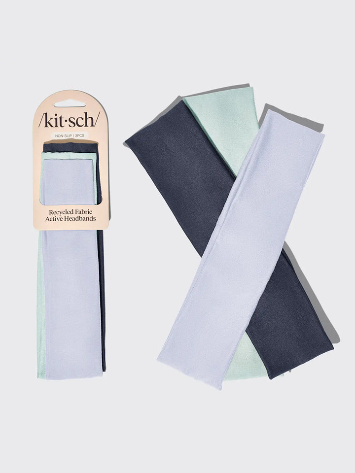 Fabric Active Headbands Set in Garden Bouquet by Kitsch