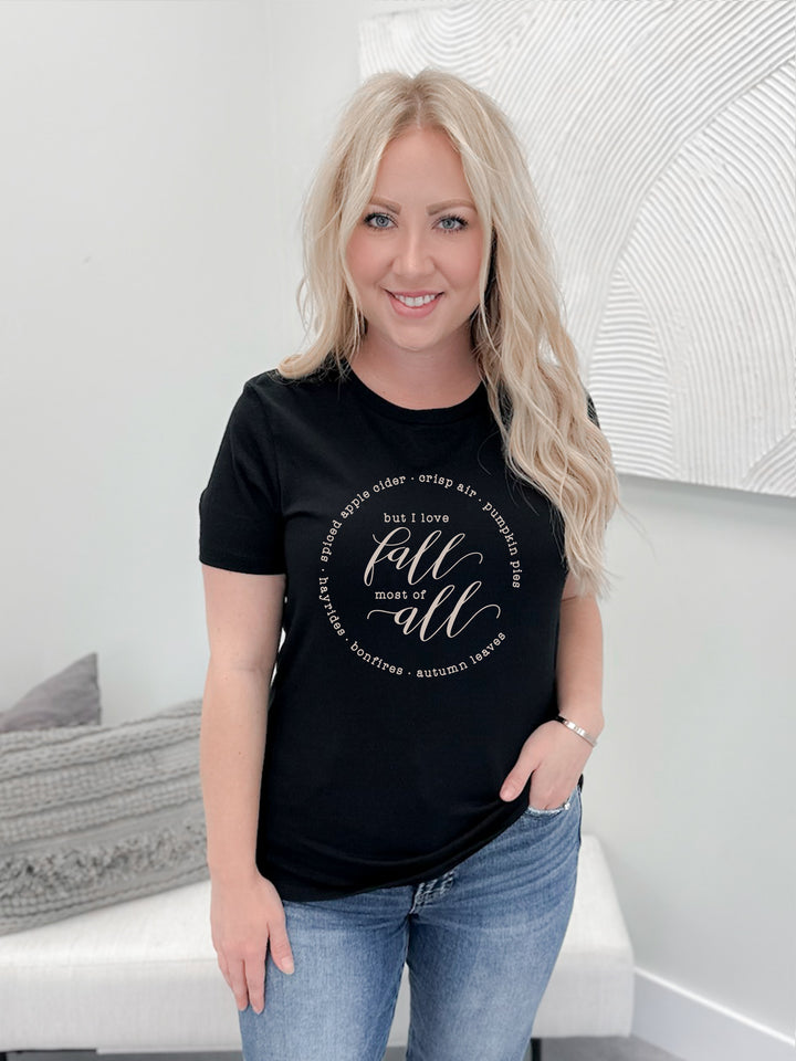 I Love Fall Graphix Tee
