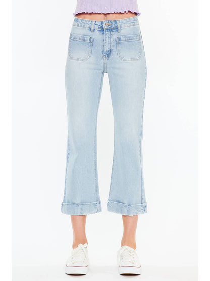 Sherry High Rise Crop Flare by Kancan