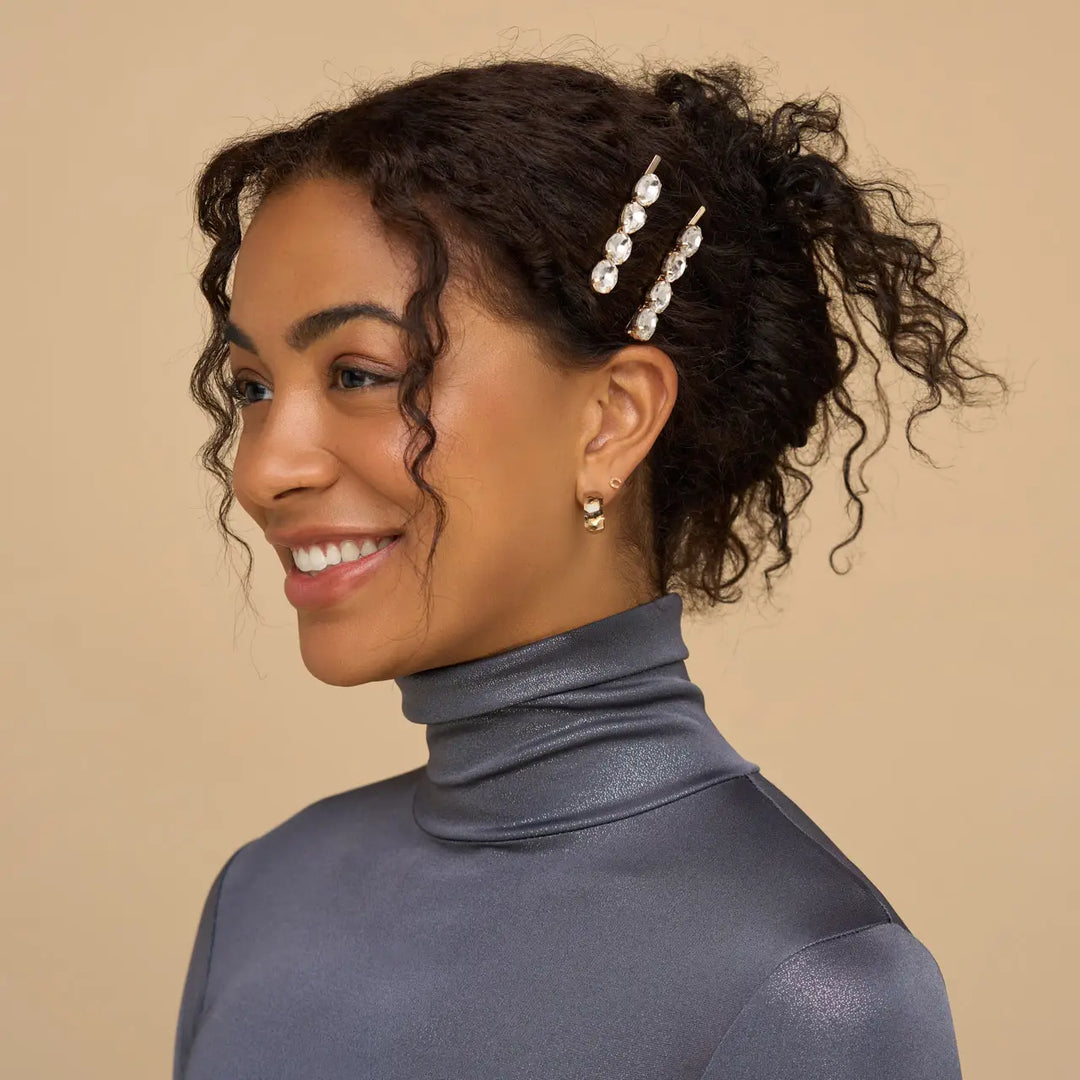 Holiday Gemstone Bobby Pins 2 PC Set by Kitsch