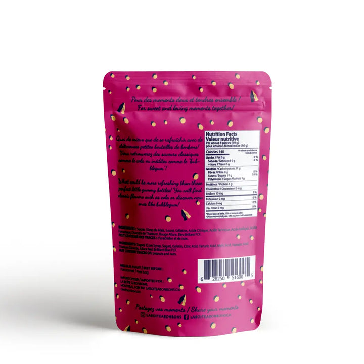Sour Pop Bottles Gummy Candies by Bon Bon