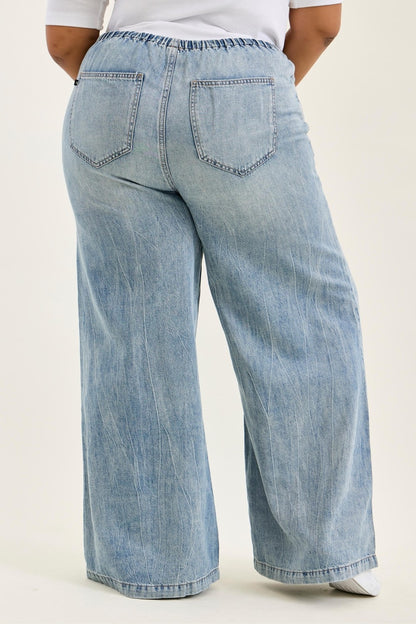 Ophelia Palazzo Fit Jeans by Judy Blue