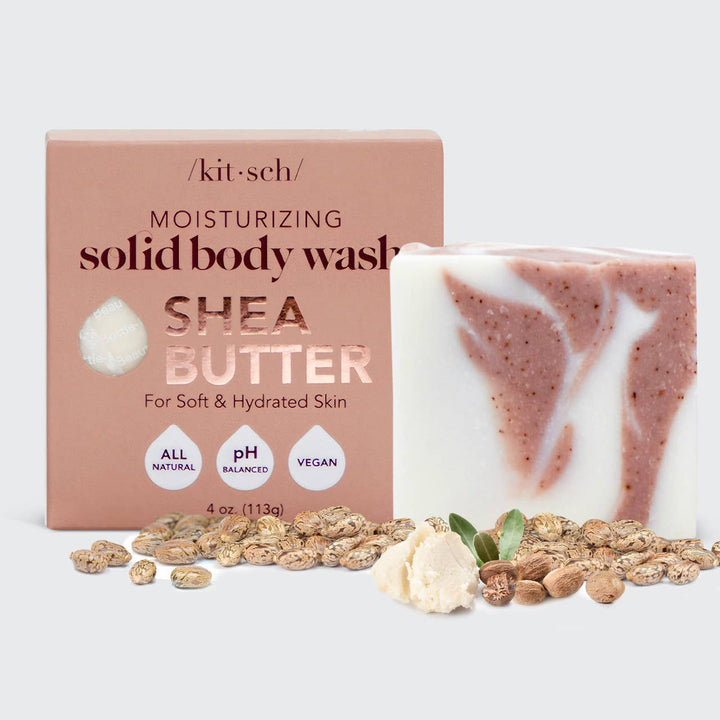 Shea Butter Solid Body Wash Bar by Kitsch