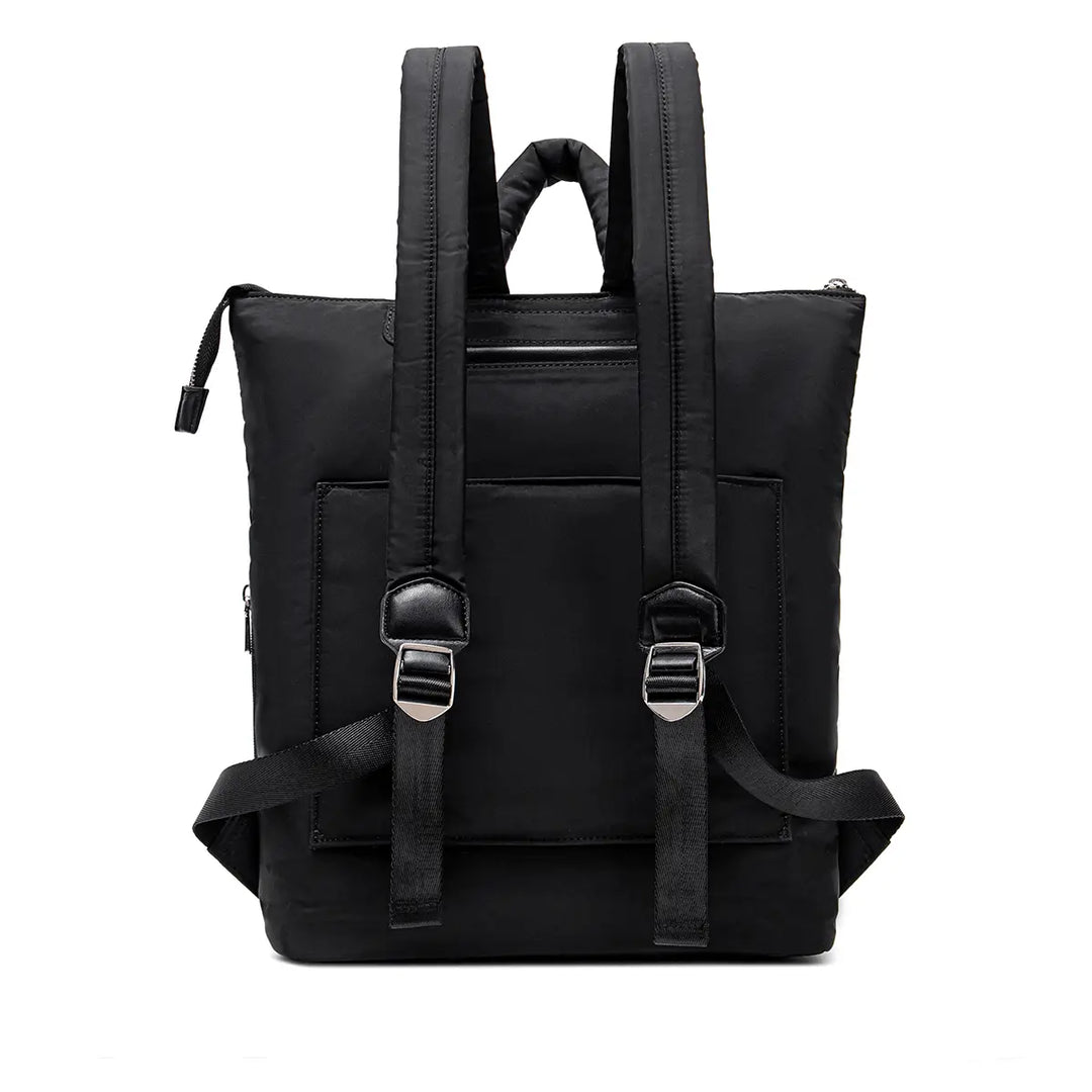 Tai-Ann Nylon Backpack in Black by Pixie Mood