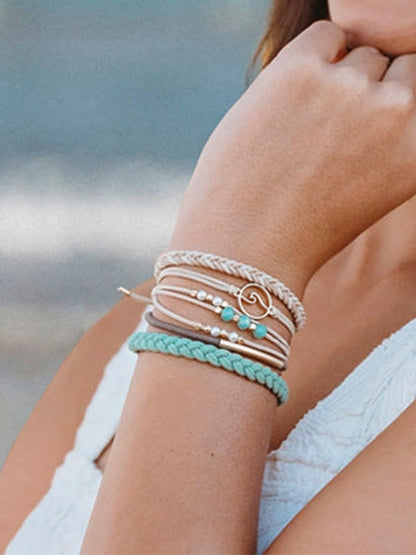 Reflect Hair Tie Bracelet Set by K'lani