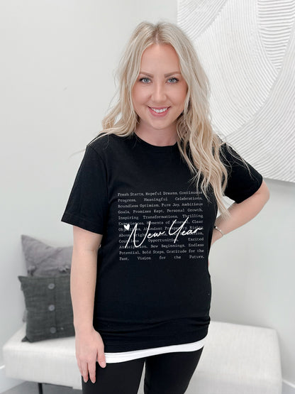 New Year Write Up Tee by The Graphix Shop