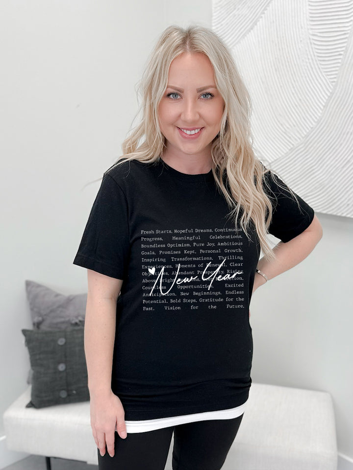 New Year Write Up Tee by The Graphix Shop