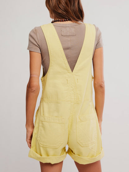 Jude Shortalls in Sicilian Yellow by Free People
