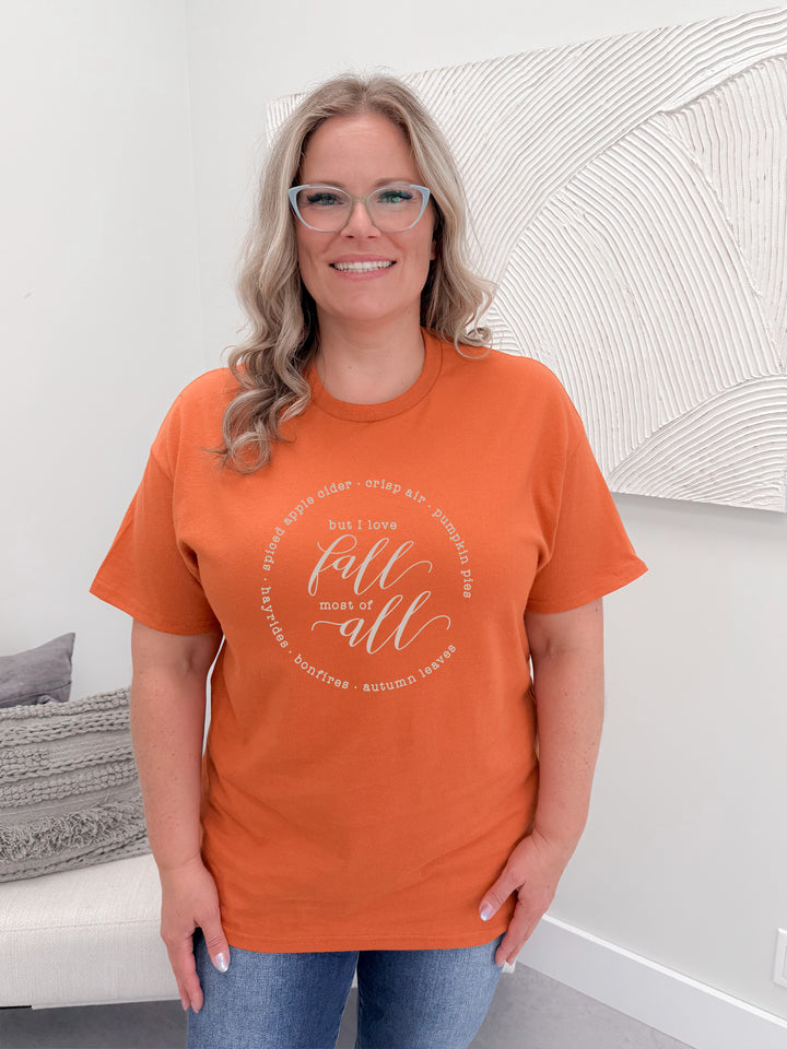 I Love Fall Graphix Tee