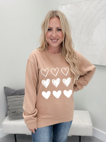 White Heart Stamps Graphix Pullover / Hoodie