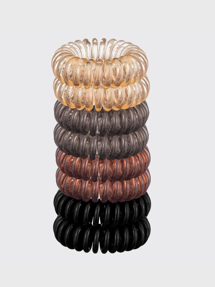 Spiral Hair Ties 8 Pack by Kitsch