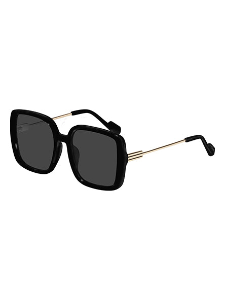 Aliet Sunglasses in Black/Gold by Pilgrim