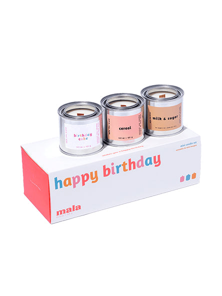 Happy Birthday Gift Set {  Mini Candles }