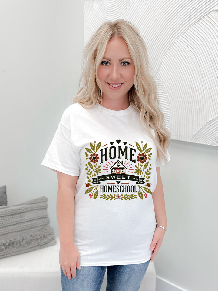 Home Sweet Homeschool Graphix Tee