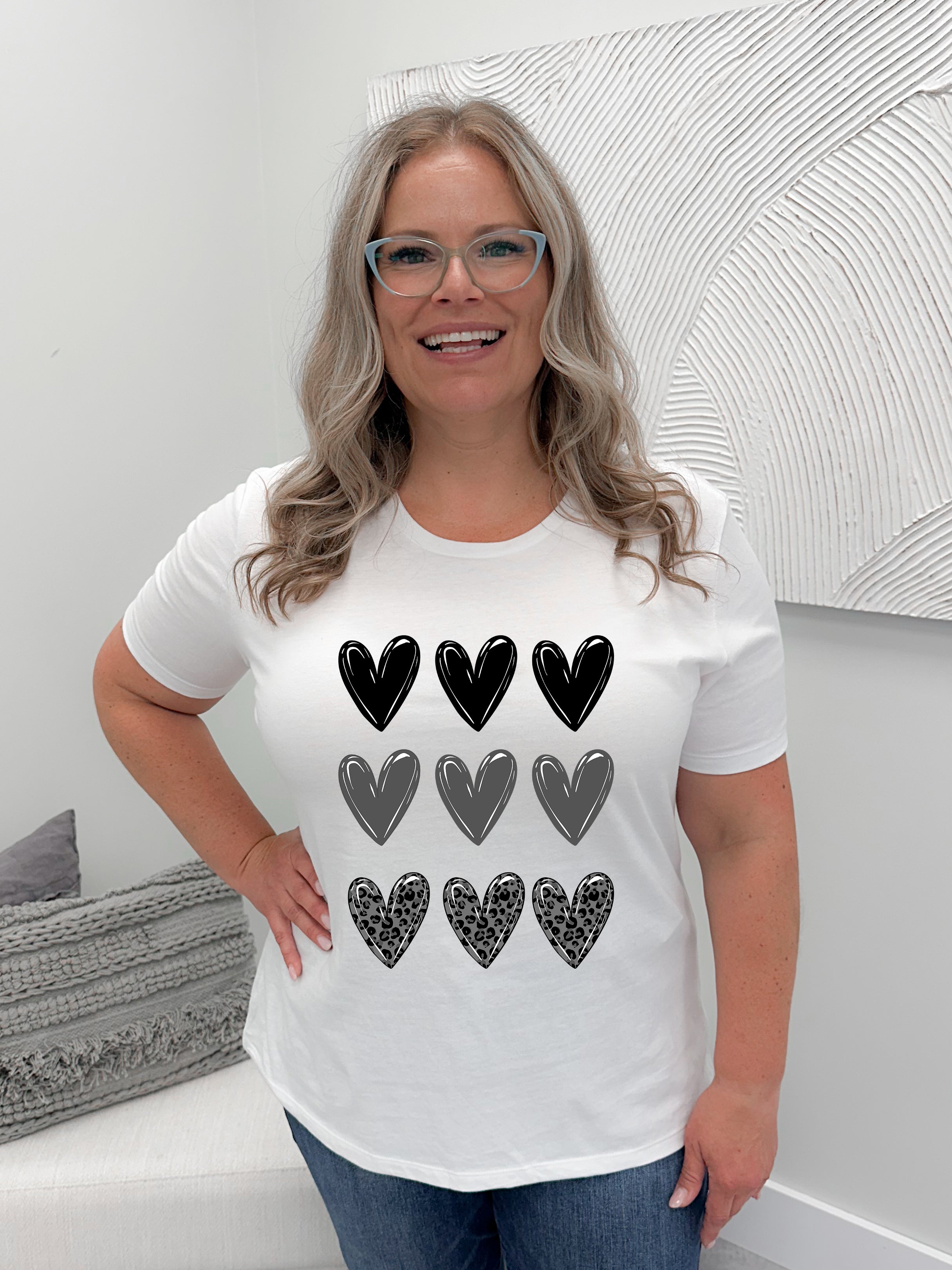 Black Heart Stamp Graphix Tee