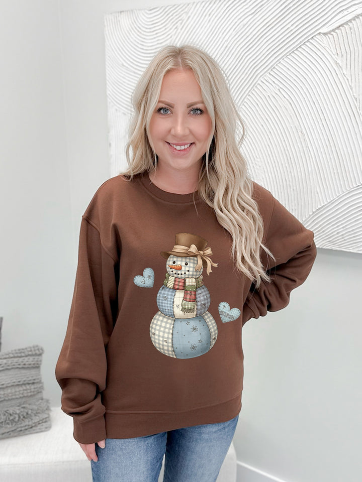 Cottage Snowman Graphix Pullover / Hoodie