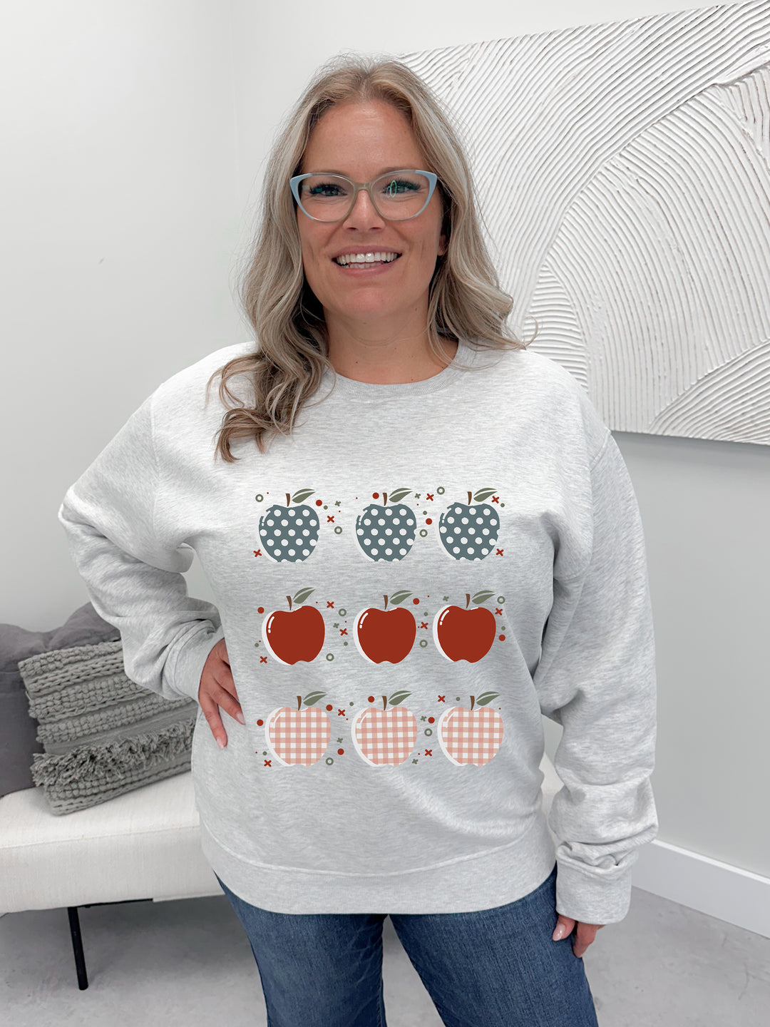 Apple Stamp Graphix Pullover / Hoodie