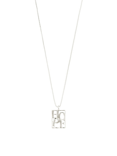 Hope Love Tag Necklace by Pilgrim