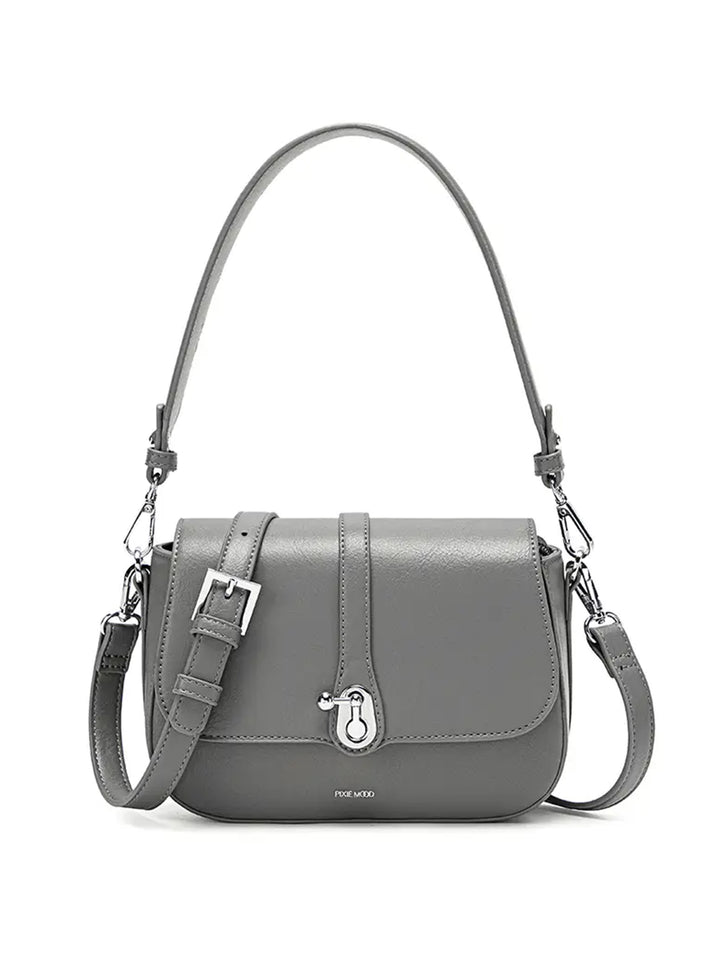 Athena Saddle Bag in Grey by Pixie Mood