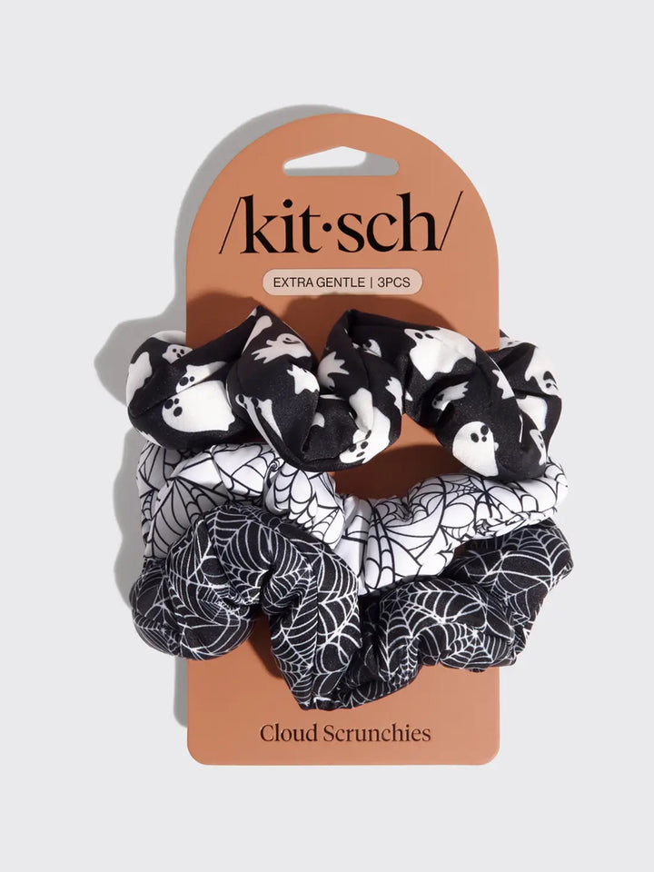Spiderweb Cloud Scrunchies 3 PC Set