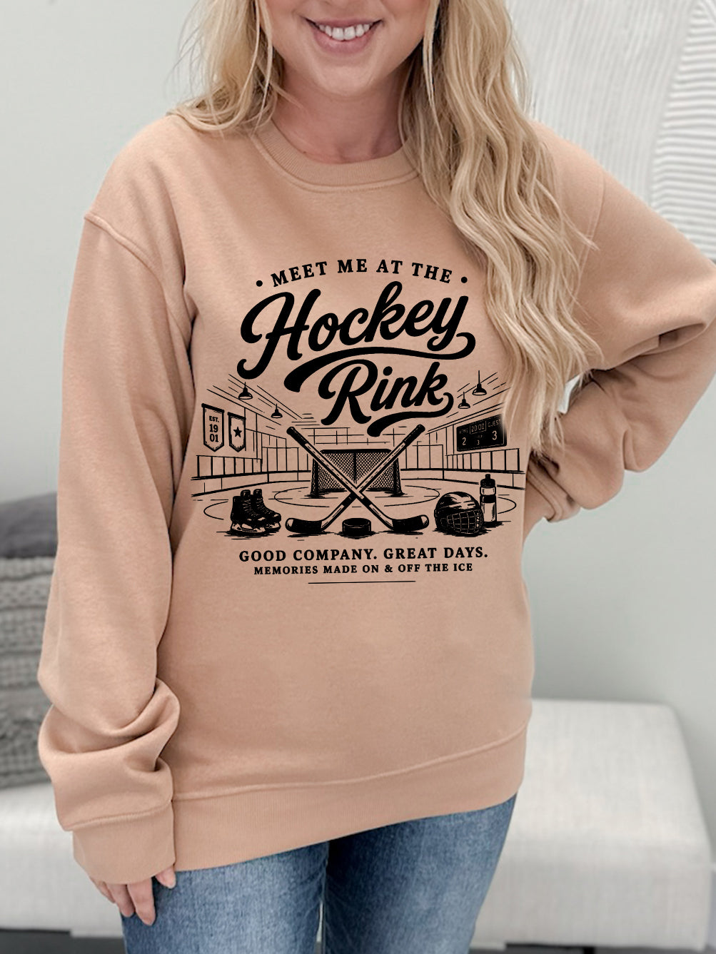 Hockey Rink Club Graphix Hoodie/Pullover