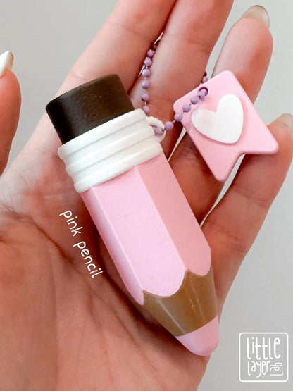 Pencil Clicker Keychain