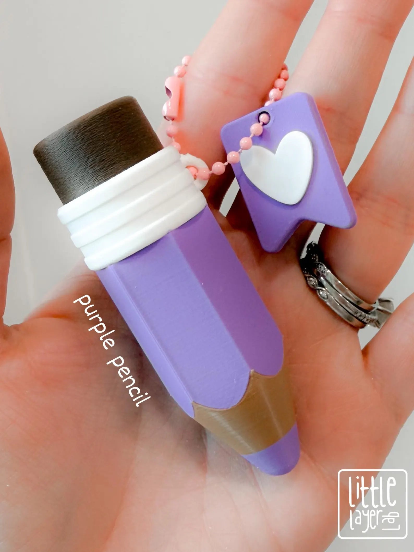 Pencil Clicker Keychain