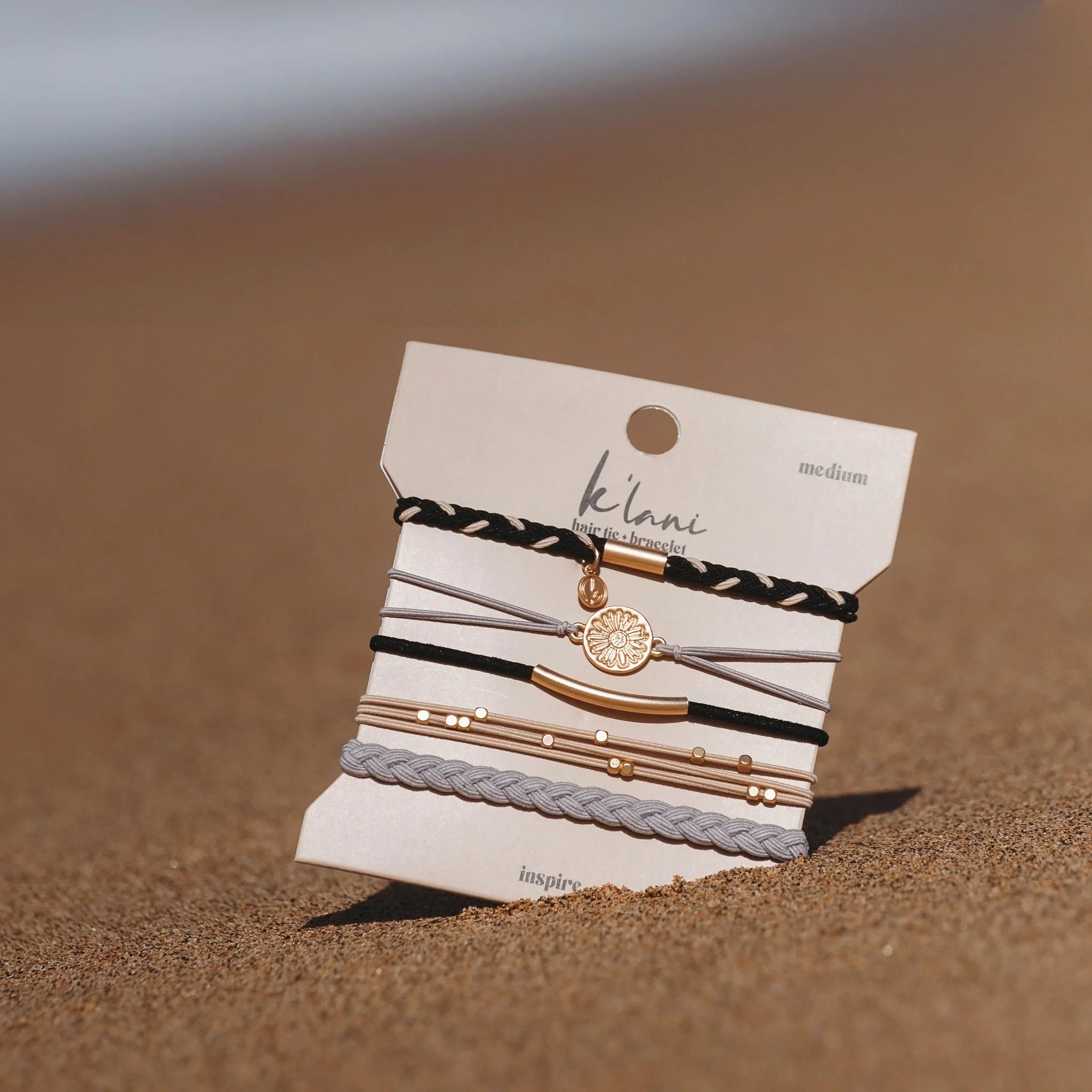 Inspire Hair Tie Bracelet Set by K'lani
