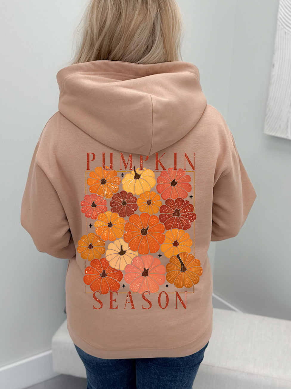 Coloured Pumpkin Season Graphix Pullover / Hoodie