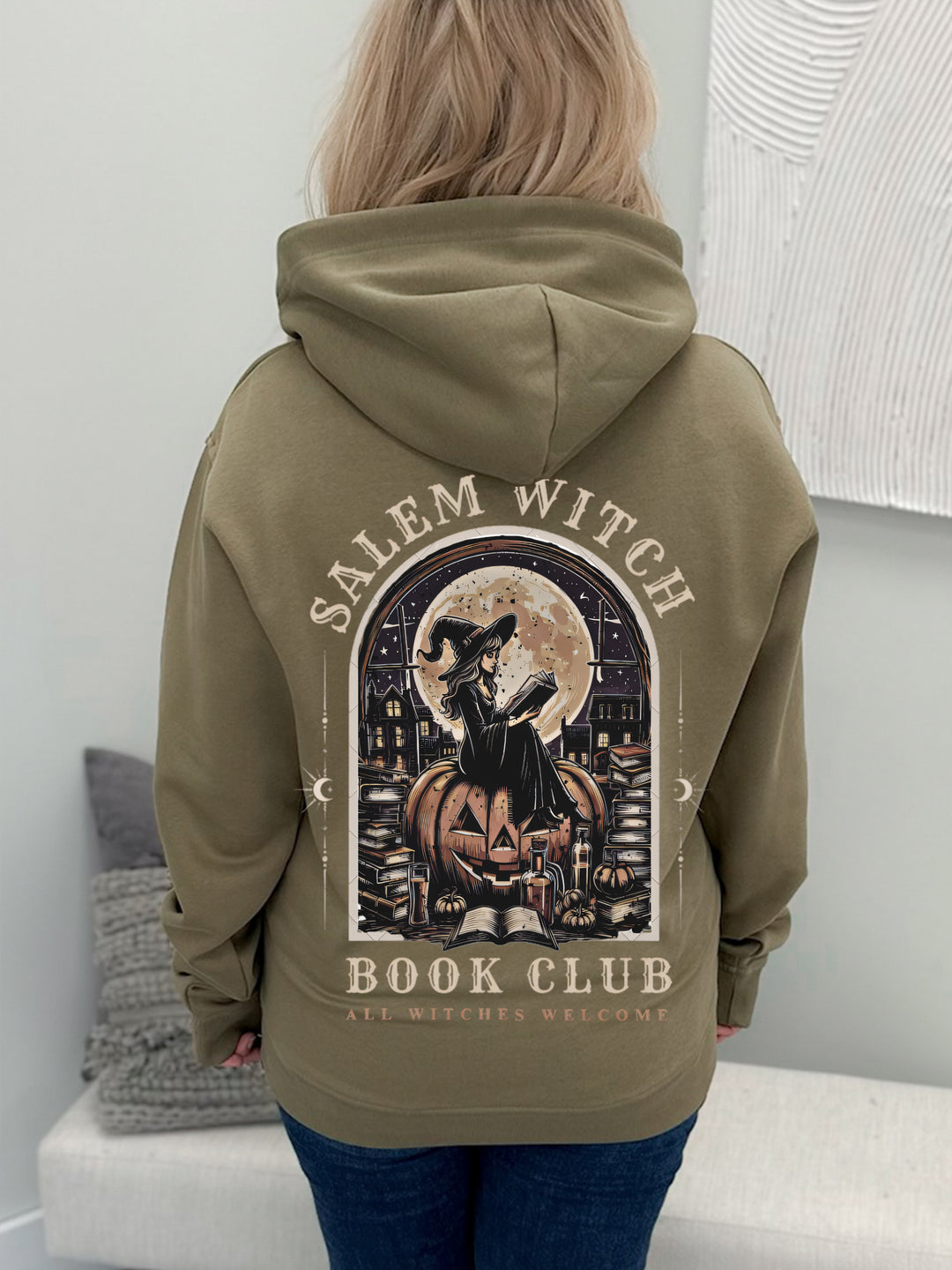 Salem Witch Book Club Graphix Pullover / Hoodie
