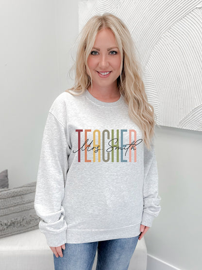 Custom Name Teacher Graphix