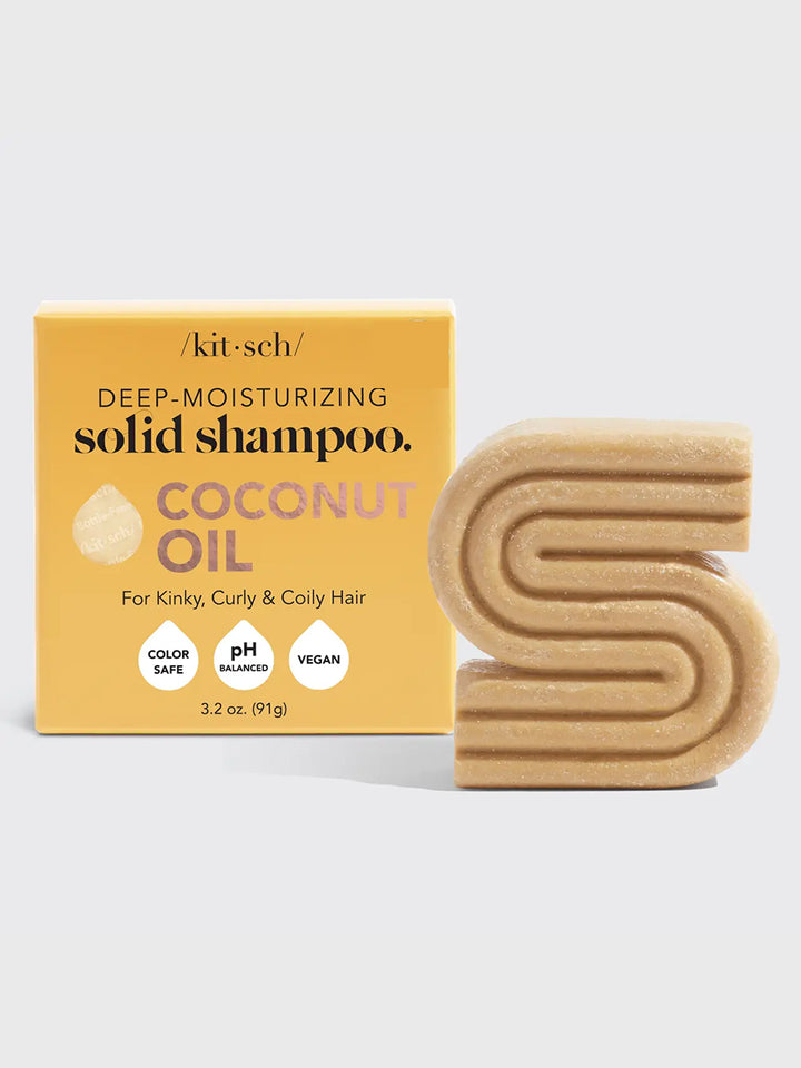 Coconut Oil Deep-Moisturizing Solid Shampoo Bar by Kitsch