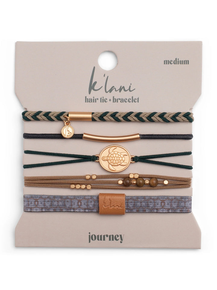 Journey Hair Tie Bracelet Set by K'lani