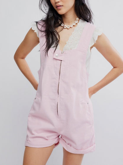 Jude Shortalls in Pink Parfait by Free People