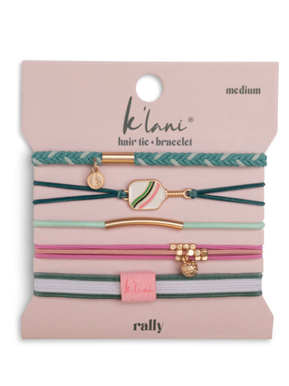 Rally Hair Tie Bracelet Set by K'lani