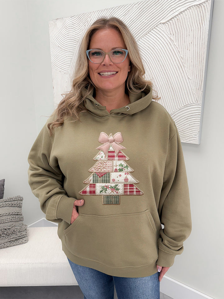 Christmas Tree Patchwork Graphix Pullover / Hoodie