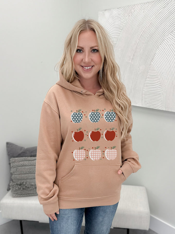 Apple Stamp Graphix Pullover / Hoodie